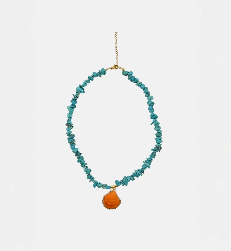 collier coquillage fantaisie boheme - Miss June