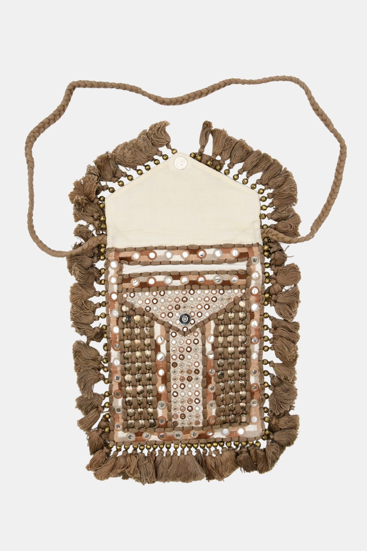 bohemian TASSELS fancy cotton bag - Miss June