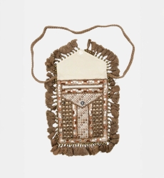 Bolso TASSELS - beige - negro - Miss June Paris - 2