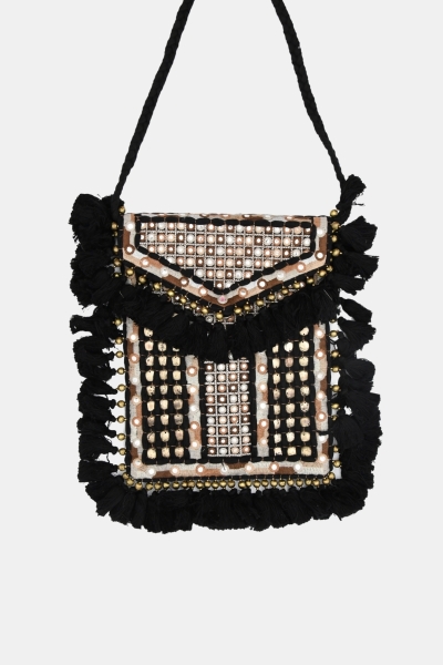 bohemian TASSELS fancy cotton bag - Miss June