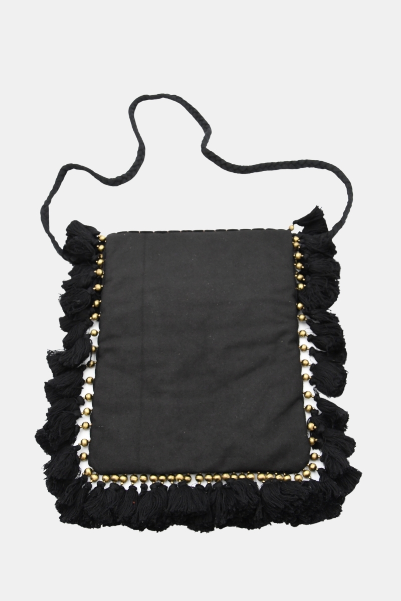 sac coton fantaisie boheme TASSELS - Miss June Paris - 9