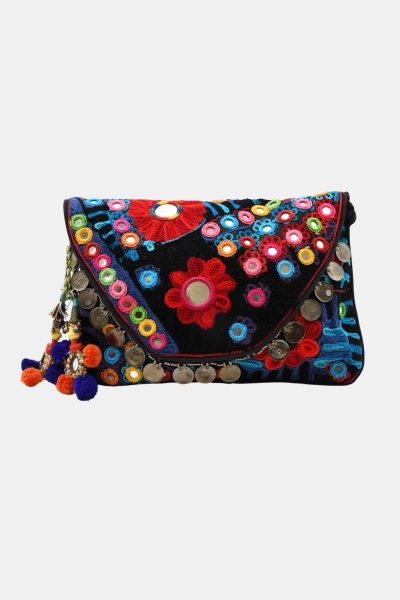 Fancy bohemian bag BLACK MIRROR - Miss June