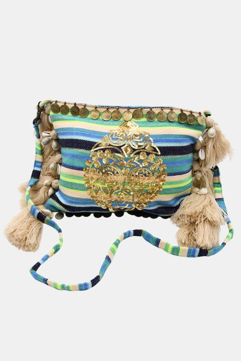 bolso de algodón boheme fantasía CASABLANCA - Miss June Paris - 2