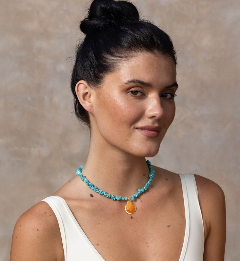 Fantasievolle Boho-Muschelkette - Miss June