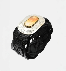 Ceinture Cuir Broadway - couleures assorties - style boho chic - Miss June Paris - 31