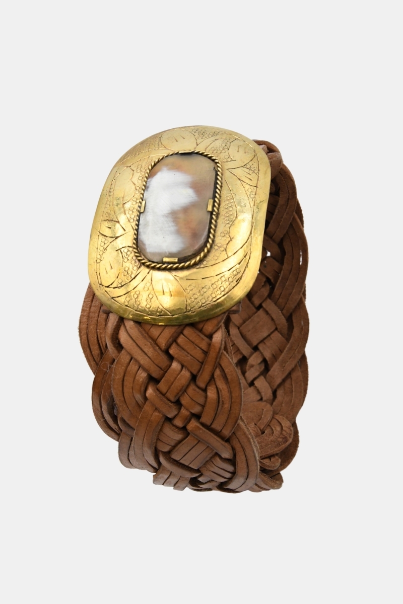 Ceinture Cuir Broadway - couleures assorties - style boho chic - Miss June Paris - 34