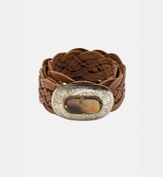 Ceinture Cuir Broadway - couleures assorties - style boho chic - Miss June Paris - 36
