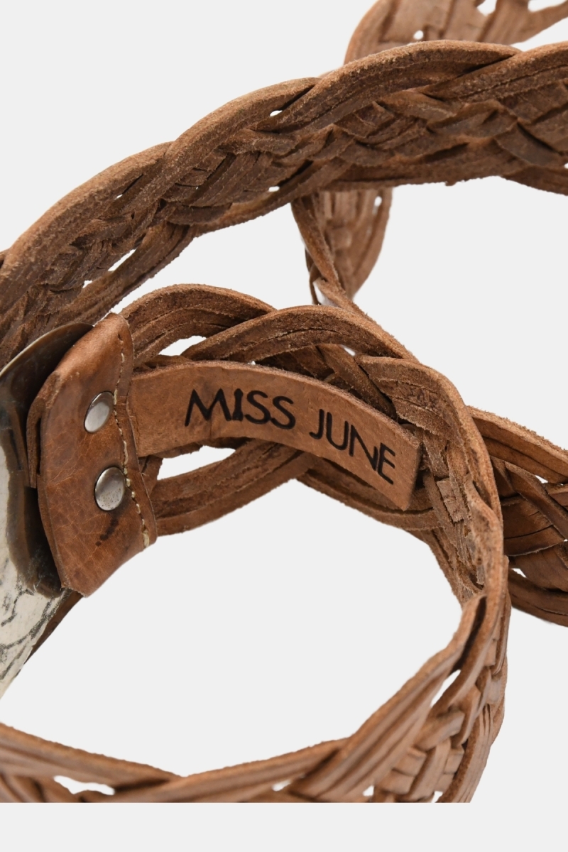Ceinture Cuir Broadway - couleures assorties - style boho chic - Miss June Paris - 38