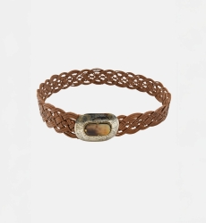 Broadway Leather Belt – Assorted Colors – Boho Chic Style – Miss June Paris – 39