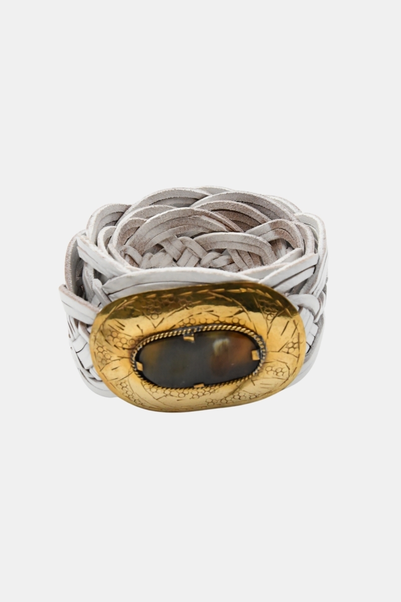 Ceinture Cuir Broadway - couleures assorties - style boho chic - Miss June Paris - 40