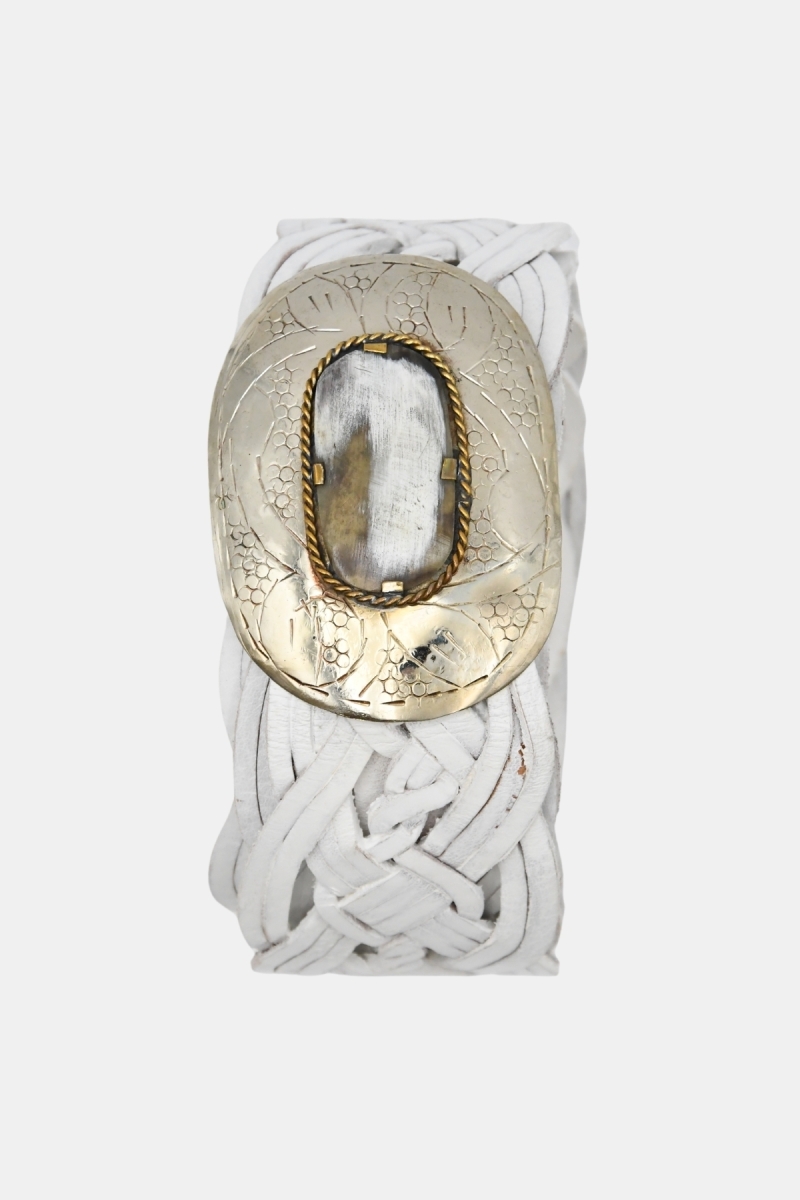Ceinture Cuir Broadway - couleures assorties - style boho chic - Miss June Paris - 45