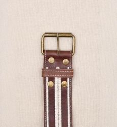 Ceinture Cuir Gemma marron - Miss June Paris - 2