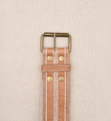 Cintura in pelle marrone Greta – Miss June Paris – 1