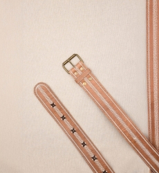 Cintura in pelle marrone Greta – Miss June Paris – 2