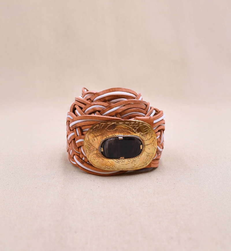 Leather belt NELLY - Miss June Paris - 4