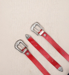 Cintura in Pelle Montana Rossa - Miss June Paris - 2