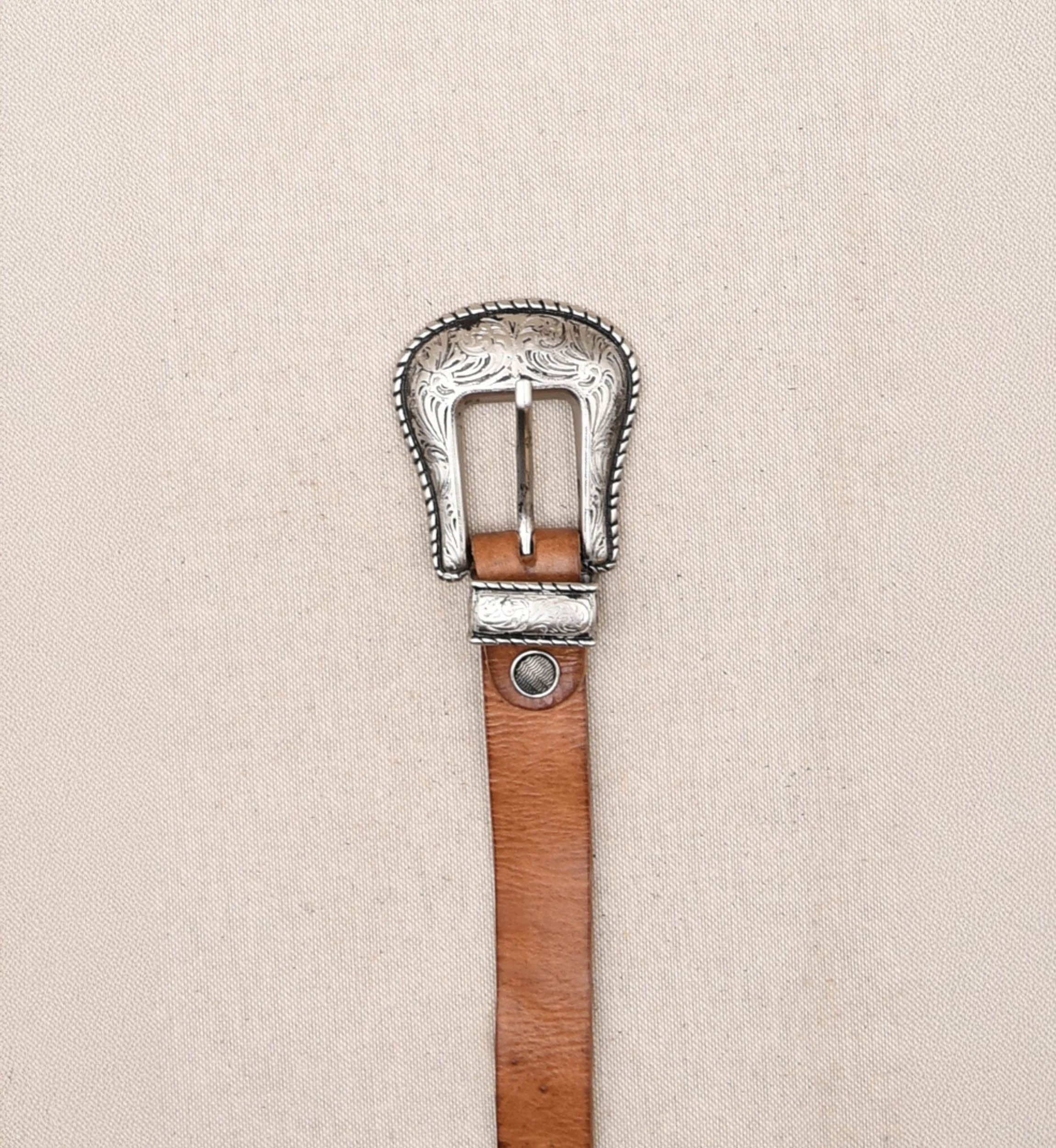 Cintura in Pelle Montana Marrone - Miss June Paris - 1