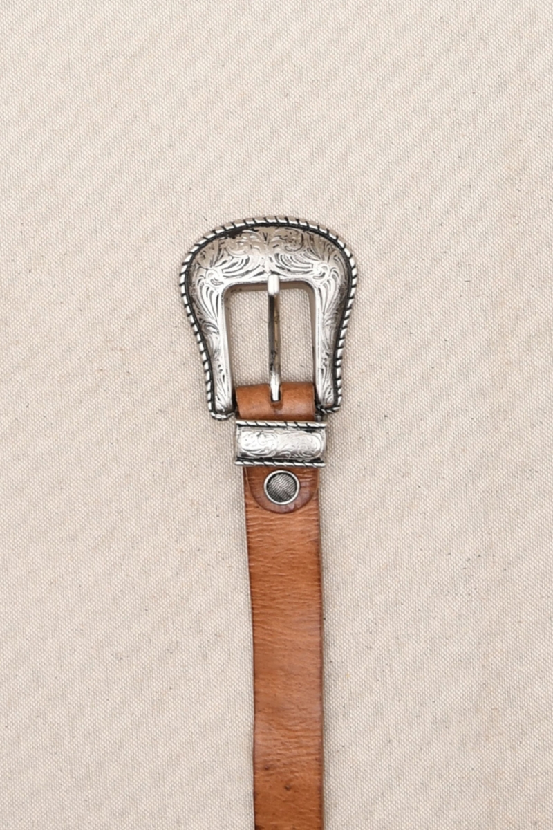 Cintura in Pelle Montana Marrone - Miss June Paris - 1