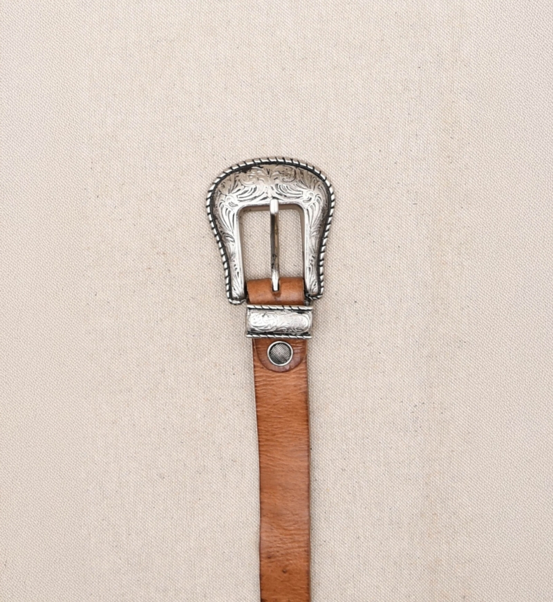 Cintura in Pelle Montana Marrone - Miss June Paris - 1