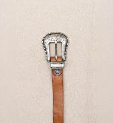 Cintura in Pelle Montana Marrone - Miss June Paris - 1