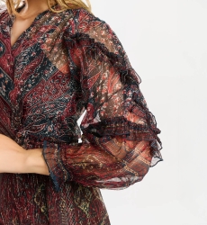 blouse manche longue boheme JOHNNY - Miss June