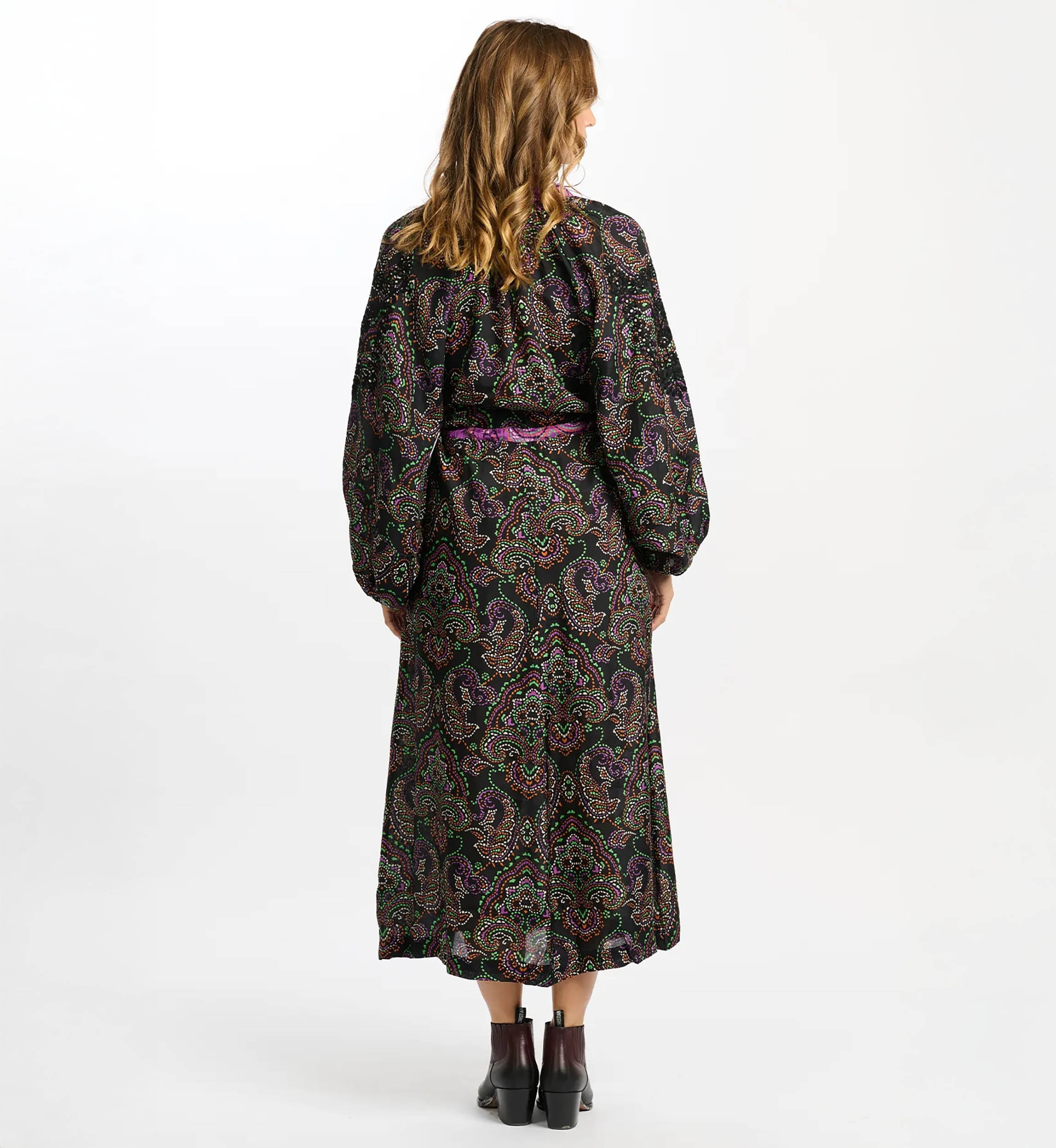 vestido largo bohemio manga larga PAOLA - Miss June