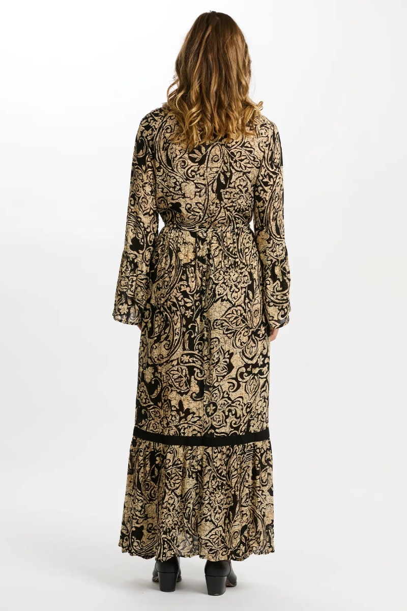 robe longue manche longue boheme chic ZELIE -Miss June