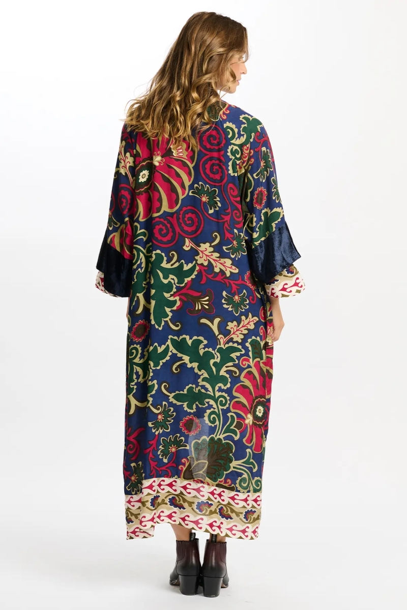 long sleeve bohemian long kimono IVANA - Miss June