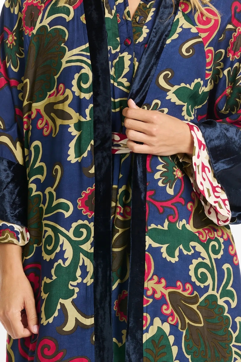 long sleeve bohemian long kimono IVANA - Miss June