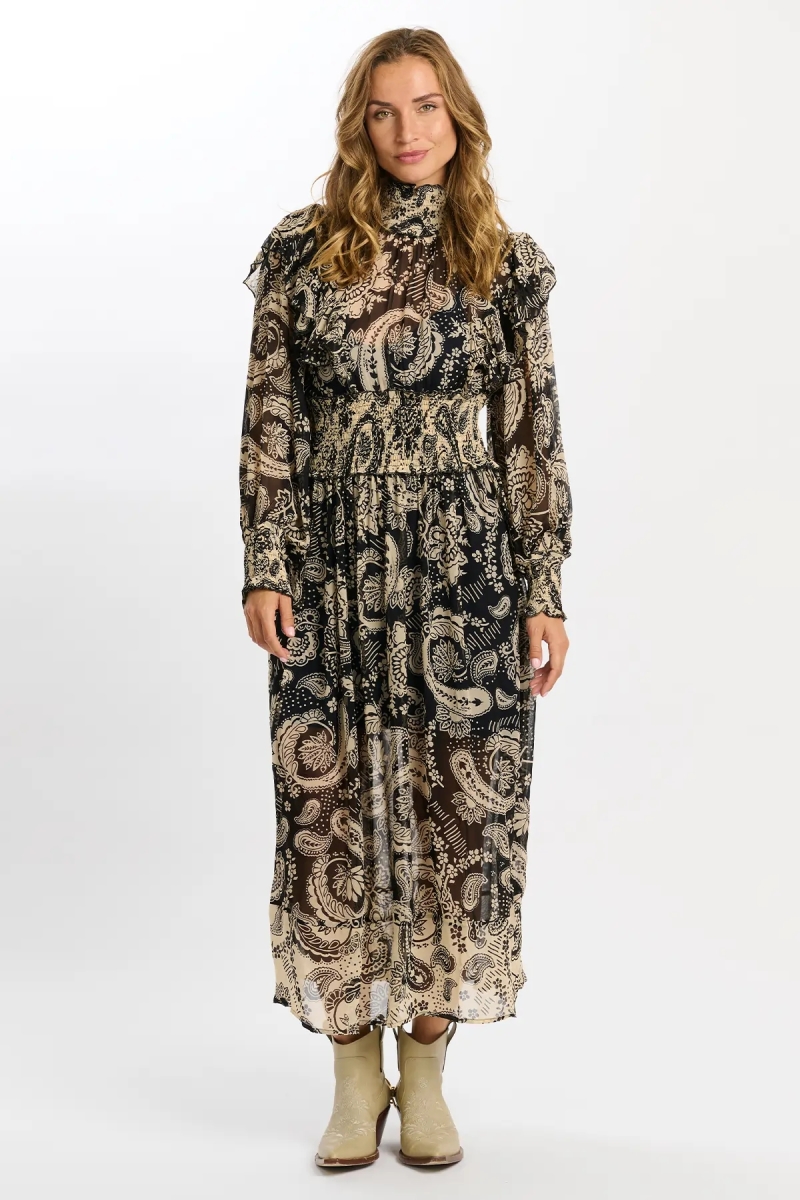 long sleeve bohemian long dress PALOMA - Miss June