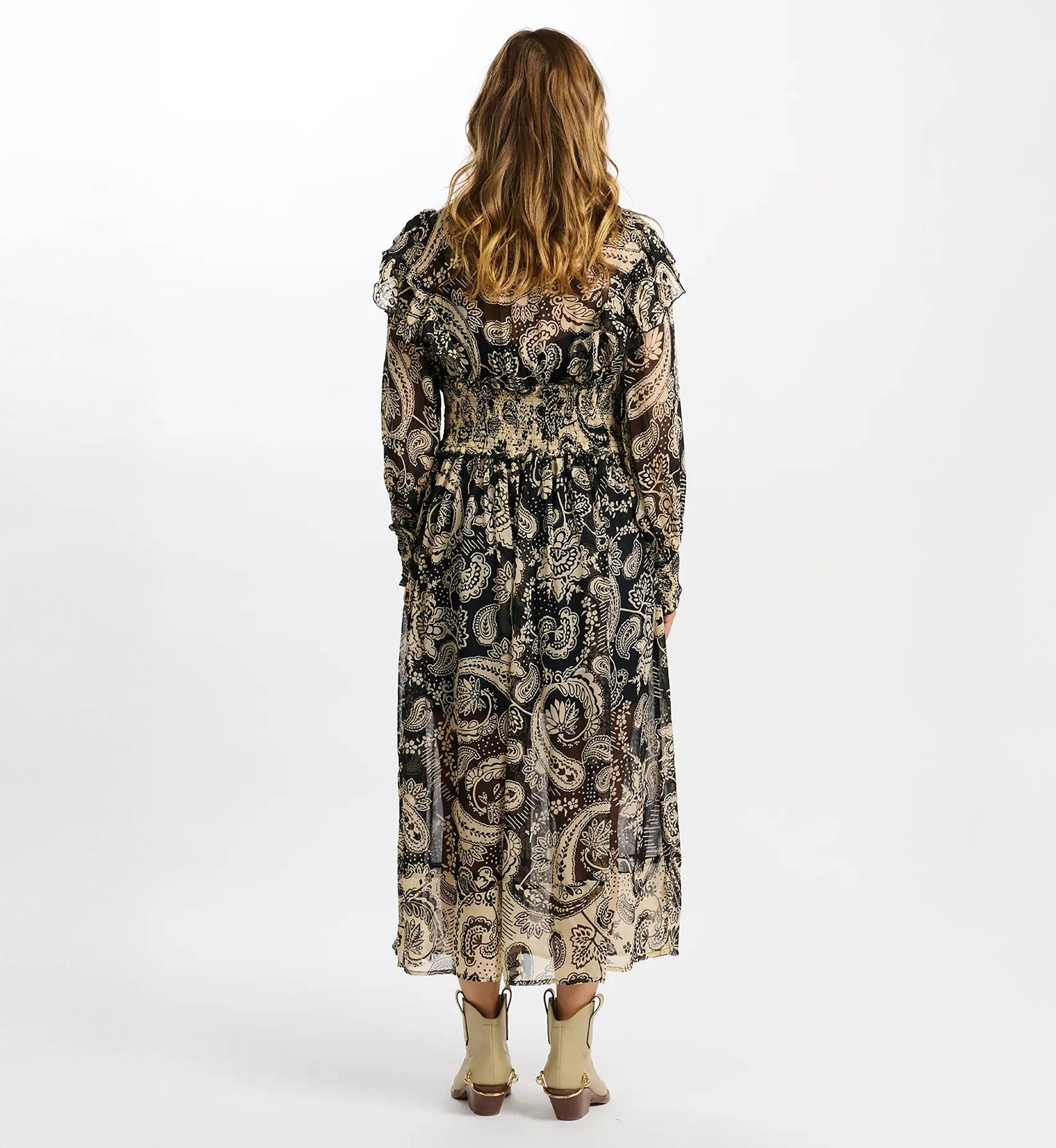 robe longue manche longue boheme PALOMA - Miss June