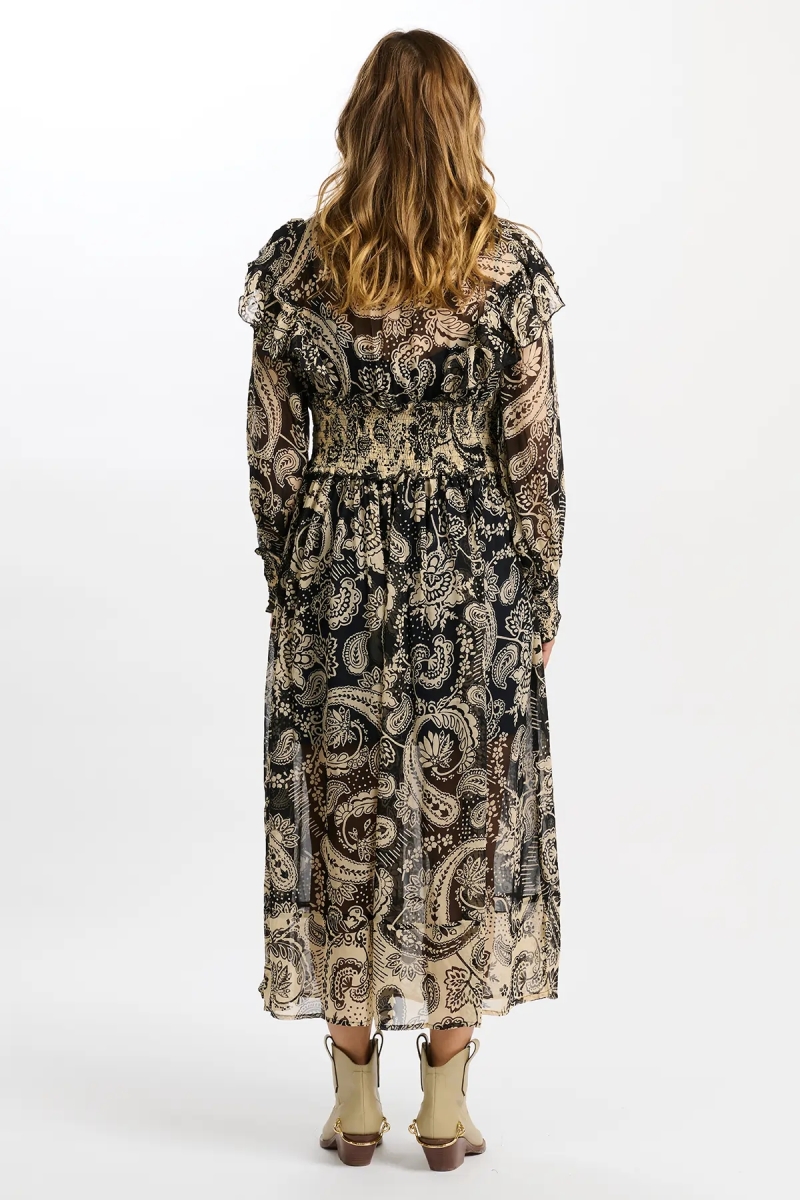 long sleeve bohemian long dress PALOMA - Miss June