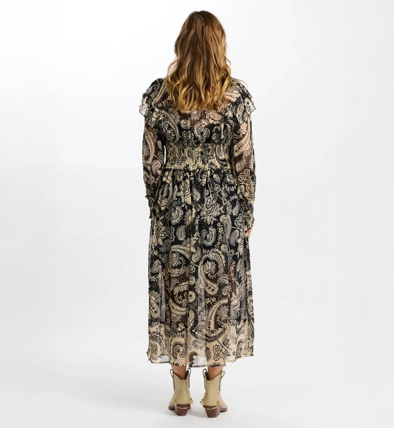 robe longue manche longue boheme PALOMA - Miss June