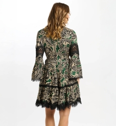 robe courte manche longue boheme chic AGATHA - Miss June