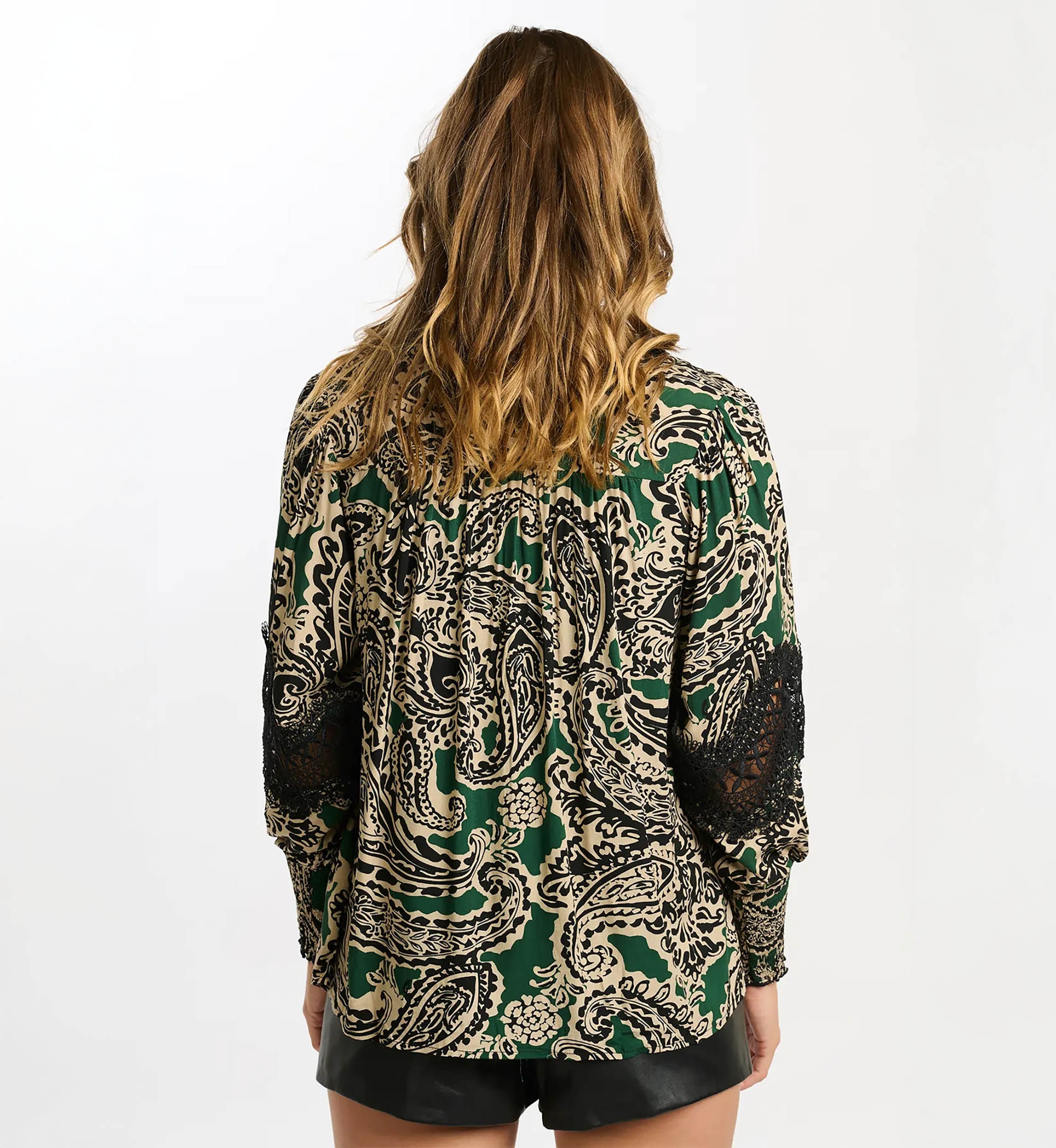 camisa bohemia chic manga larga VALENTINA - Miss June