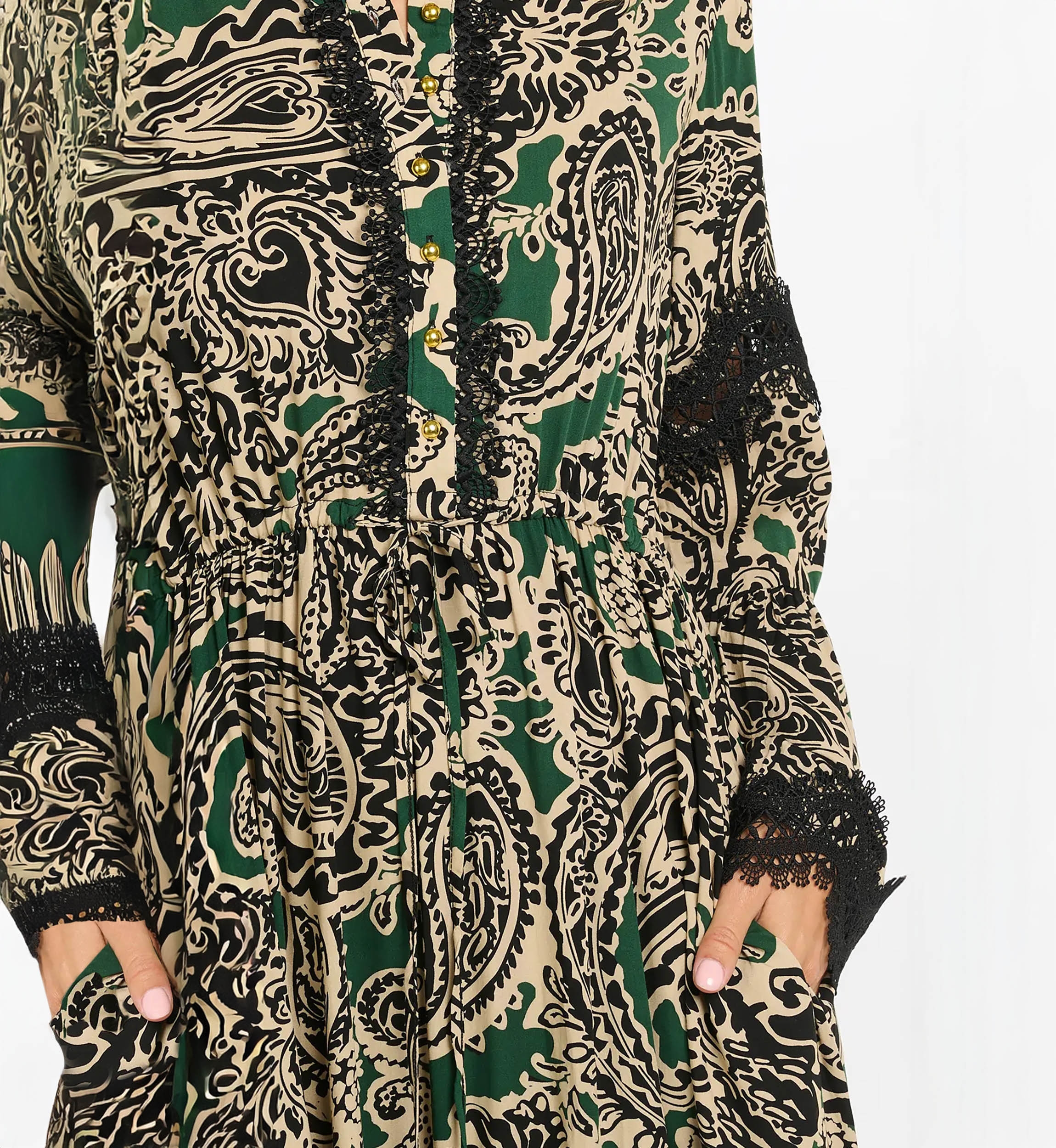 robe longue manche longue boheme chic TARTIKA - Miss June