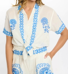 Miss June Paris — Mady Shorts Himmelblau