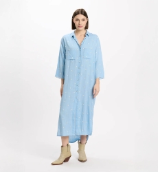 Miss June Paris — Ginna Maxi Dress Blue