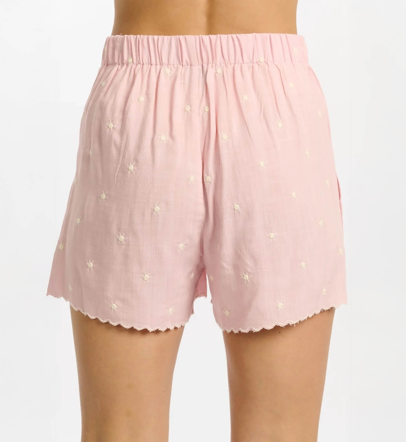 Short Lumi – Shorts con tasche, in rayon con ricami, 100% rayon – Miss June Paris - 10