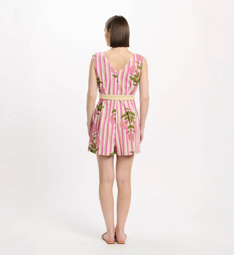 Miss June Paris — Playsuit Robin Fuchsia