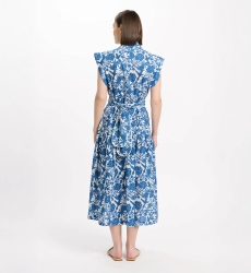 Miss June Paris — Tilda Maxi Dress Blue