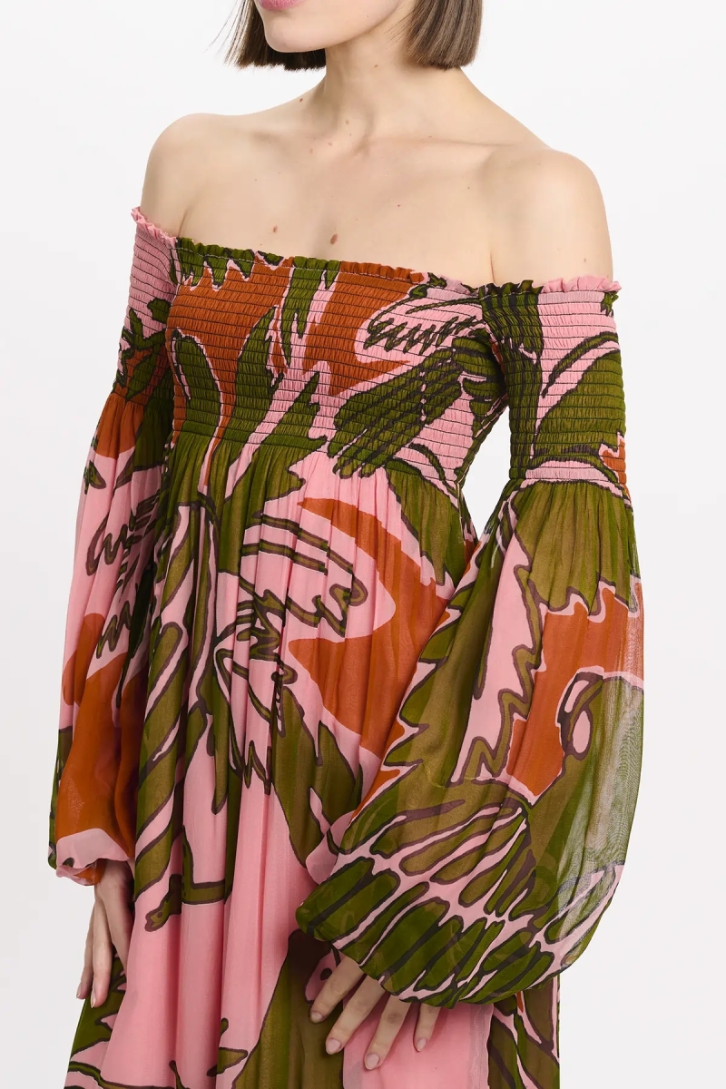 Miss June Paris — Vestido Largo Olympe Rosa