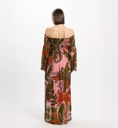 Miss June Paris — Robe Longue Olympe Rose