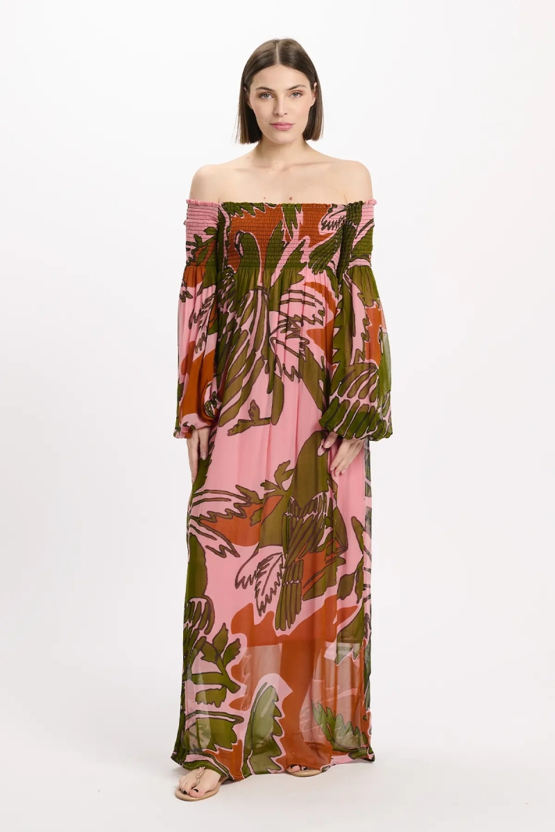 Miss June Paris — Vestido Largo Olympe Rosa