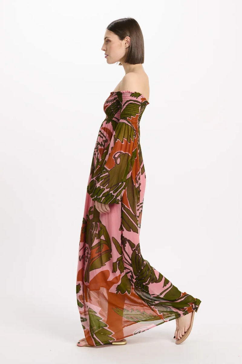 Miss June Paris — Vestido Largo Olympe Rosa