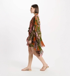 Miss June Paris — Kaftan Kurz Anaya Rosa