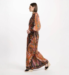 Pants Bridget Loose Pants With Pockets, 100% rayon printed - Miss June Paris - 5