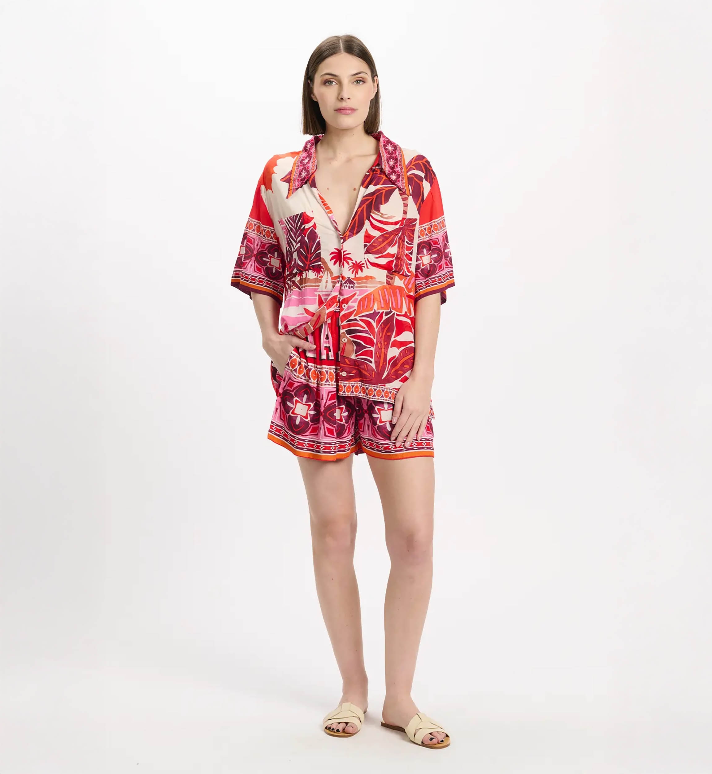 Miss June Paris — Blusa Reese Roja