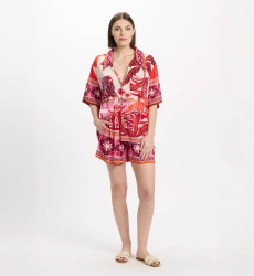 Miss June Paris — Reese Red Blouse