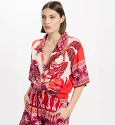 Short Kassie Shorts With Pockets, 100% modal printed - Miss June Paris - 3